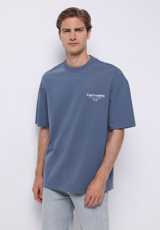 Tricouri si Polo - COLIN'S Tricou Albastru  Barbati