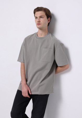 Tricouri si Polo - COLIN'S Tricou Gri Deschis  Barbati