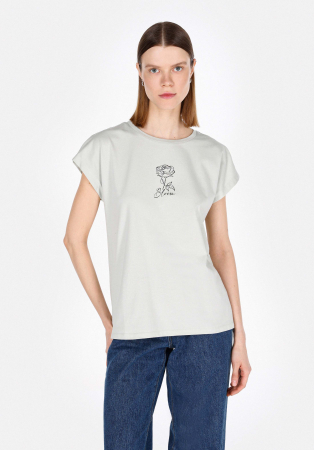 Tricouri si Topuri - COLIN'S Tricou Mint Regular Femei