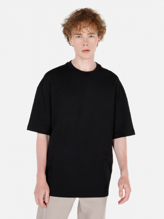 BARBATI - COLIN'S Tricou Negru Oversize Barbati