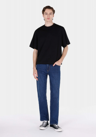 COLIN'S Tricou Negru Boxy Barbati [2]