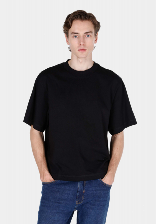 IMBRACAMINTE - COLIN'S Tricou Negru Boxy Barbati