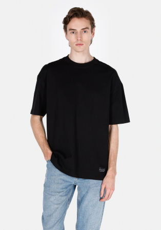 IMBRACAMINTE - COLIN'S Tricou Negru Oversize Barbati