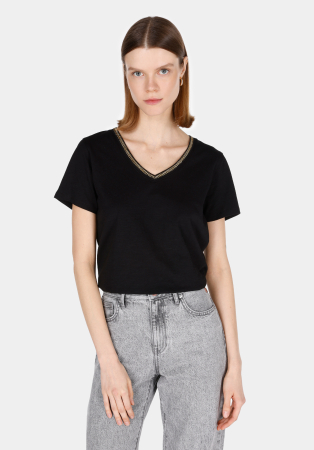 FEMEI - COLIN'S Tricou Negru Regular Femei