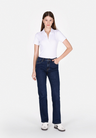 COLIN'S Tricou Polo Alb Slim Femei [2]