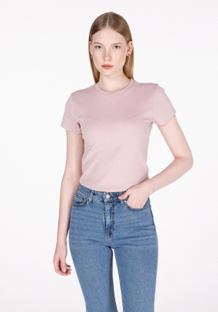 FEMEI - COLIN'S Tricou Roz Deschis Slim Femei