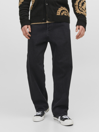 Baggy - Jack Jones Blugi Negri Alex Baggy Barbati