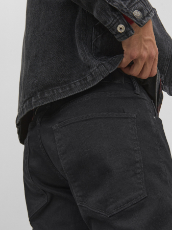 Jack Jones Мужские Джинсы Тёмные Серые CLARK Regular [4]