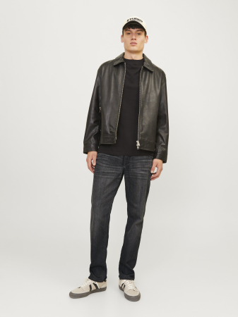 Jack Jones Мужские Джинсы Тёмные Серые CLARK Regular [4]