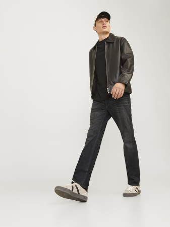 Jack Jones Мужские Джинсы Тёмные Серые CLARK Regular [5]