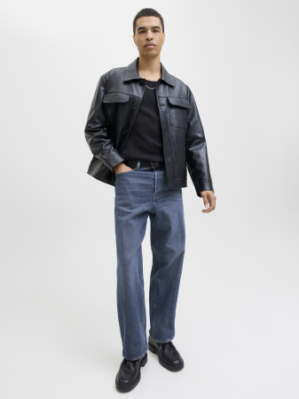 Baggy - Jack Jones Blugi Albastri Alex Baggy Barbati