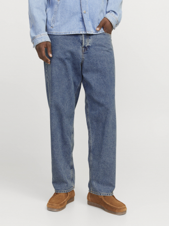 Baggy - Jack Jones Blugi Albastri Alex Baggy Barbati