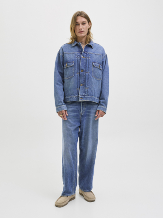 Baggy - Jack Jones Blugi Albastri Deschisi Baggy Barbati
