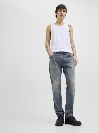 Jack Jones Мужские Джинсы Синие MIKE Tapered [4]