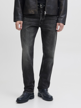 JACK&JONES Blugi Grey Denim Chris Relaxed Barbati [2]