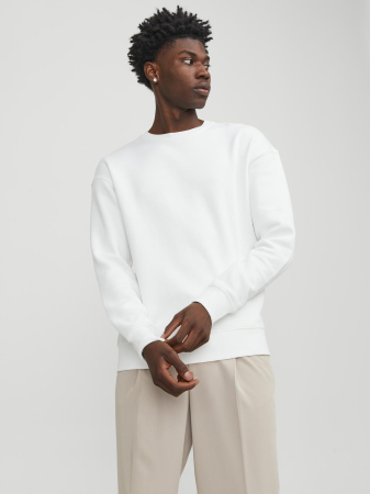 Hanorace - Jack Jones Bluza Alba  Barbati