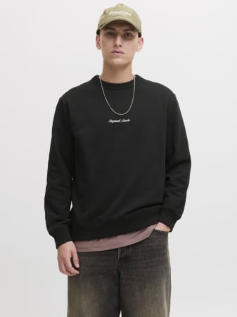 Hanorace - Jack Jones Bluza Neagra  Barbati