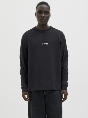 Hanorace - Jack Jones Bluza Neagra  Barbati