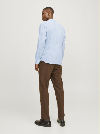 Jack Jones Мужская Рубашка Светло-Синяя  [4]