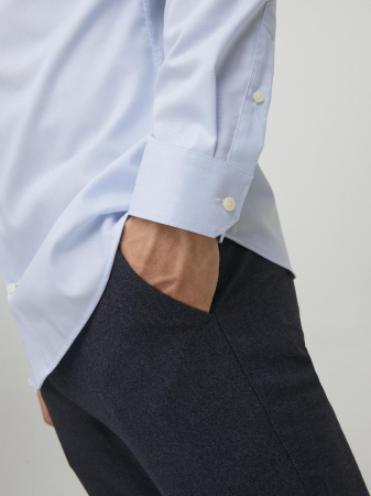 Jack Jones Мужская Рубашка Светло-Синяя Slim [6]