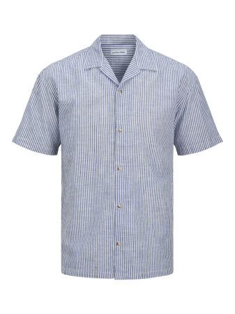 Jack Jones Camasa Cu Maneca Scurta Albastra  Barbati [6]