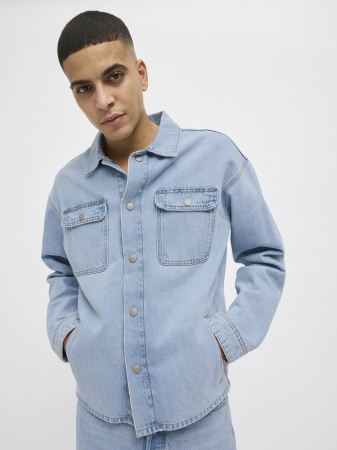 Jack Jones Рубашка Light Blue Denim  [5]
