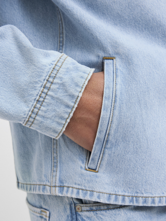 Jack Jones Рубашка Light Blue Denim  [3]
