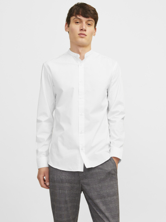 BARBATI - Jack Jones Camasa Alba  Barbati
