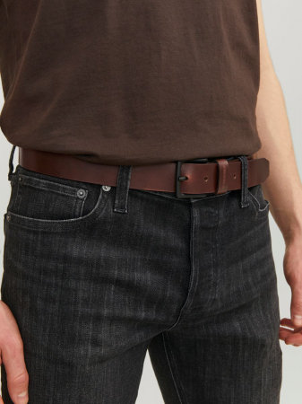 Curele - JACK&JONES Curea Brown Stone  Barbati