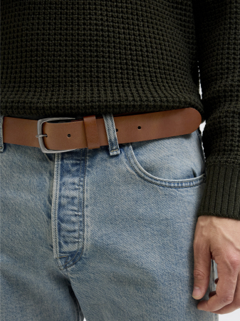 Jack Jones Мужской Ремень Коричневый  [4]