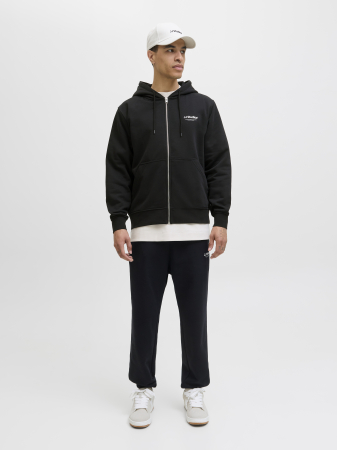 Hanorace - Jack Jones Hanorac Negru  Barbati