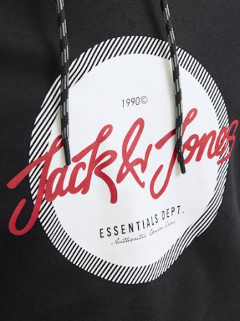 JACK&JONES Мужская Толстовка Чёрная  [4]