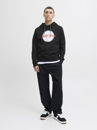 Толстовки - JACK&JONES Мужская Толстовка Чёрная 
