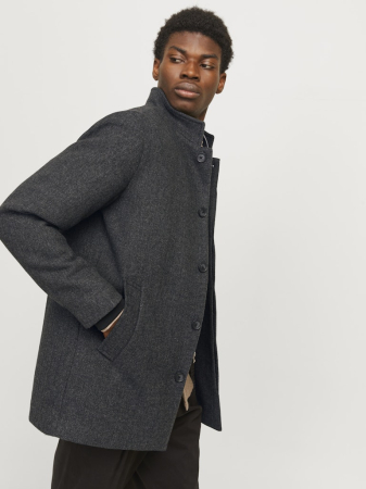 Jack Jones Пальто Dark Grey Melange  [2]