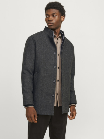 Jack Jones Пальто Dark Grey Melange  [1]