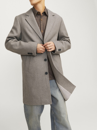 JACK&JONES Palton Gri  Barbati [2]