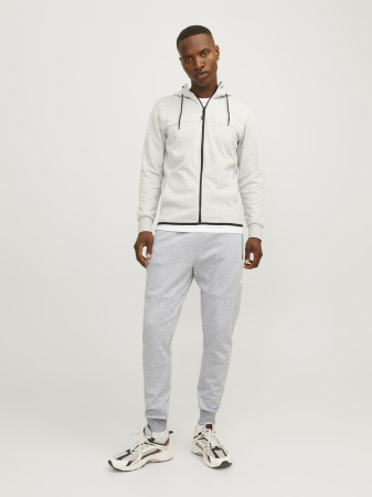 BARBATI - Jack Jones Pantaloni Gri Deschis Slim Barbati