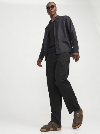 Jack Jones Pantaloni Negri Loose Barbati [5]