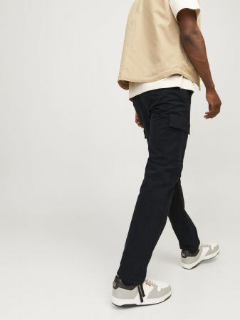 Jack Jones Pantaloni Negri Relaxed Barbati [2]