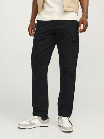 Jack Jones Pantaloni Negri Relaxed Barbati [3]