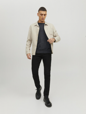Jack Jones Pulover Gri Inchis  Barbati [4]