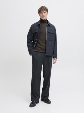 BARBATI - JACK&JONES Pulover Delicioso Melange  Barbati