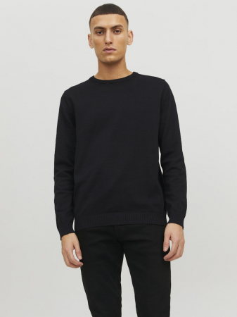 Pulovere si Cardigane - Jack Jones Pulover Negru  Barbati