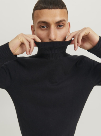 JACK&JONES Pulover Negru  Barbati [3]