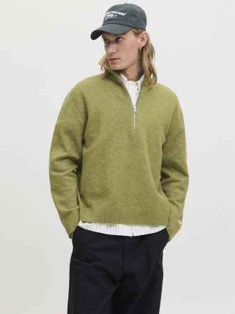 JACK&JONES Pulover Olive Drab  Barbati [2]
