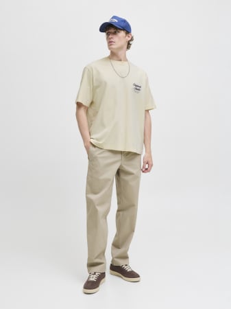 Jack Jones Мужская Футболка Беживая  [1]