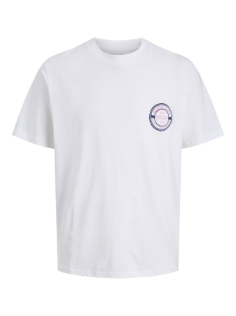 BARBATI - JACK&JONES Tricou Bright White  Barbati