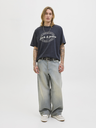 BARBATI - Jack Jones Tricou Gri Inchis  Barbati