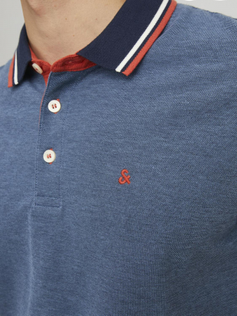 Jack Jones Tricou Polo Albastru Slim Barbati [6]