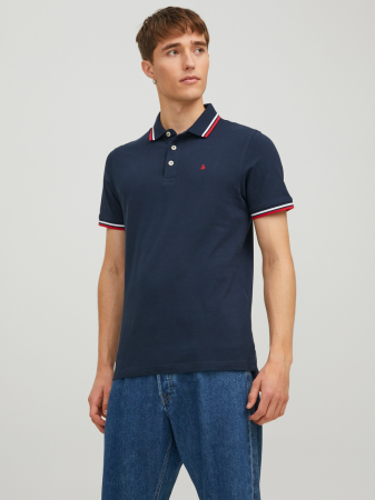 Jack Jones Tricou Polo Navy Slim Barbati [1]